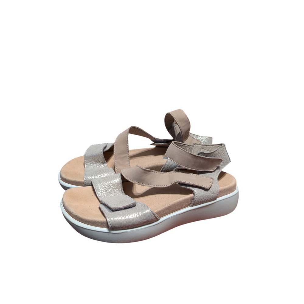 Romika Womens Borneo 07 Gladiator Sandals‎ Size 38 / 7-7.5 Beige Leather